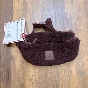 Reebok Maroon‎ Fleece Waist Bag NWT